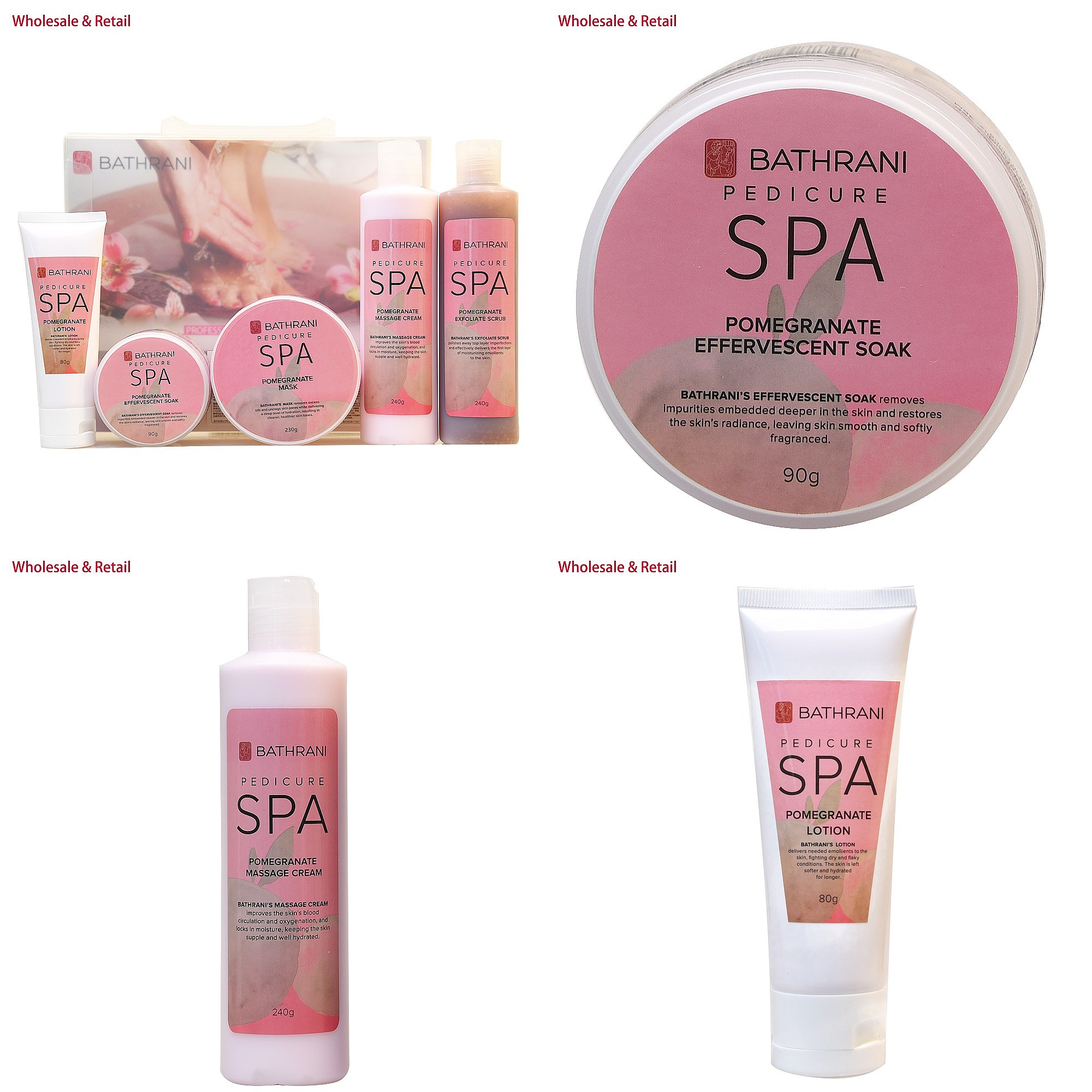 Luxury Skincare & Spa Photos - Spa Pedicure Set 5-stappen Voetverzorgingssysteem Gouden
