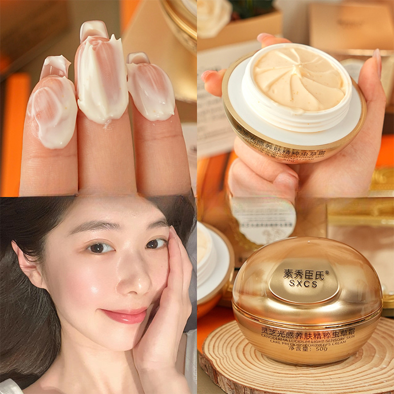 Luxury Skincare Whitening Cream - Reishi Paddenstoel Cordyceps Luxe Gezichtscrème Verhelderende