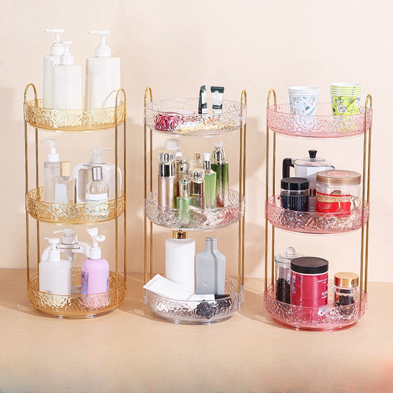 Luxury Skincare Containers - 1Pc Toegankelijke Luxe Roterende Cosmetica Opbergdoos