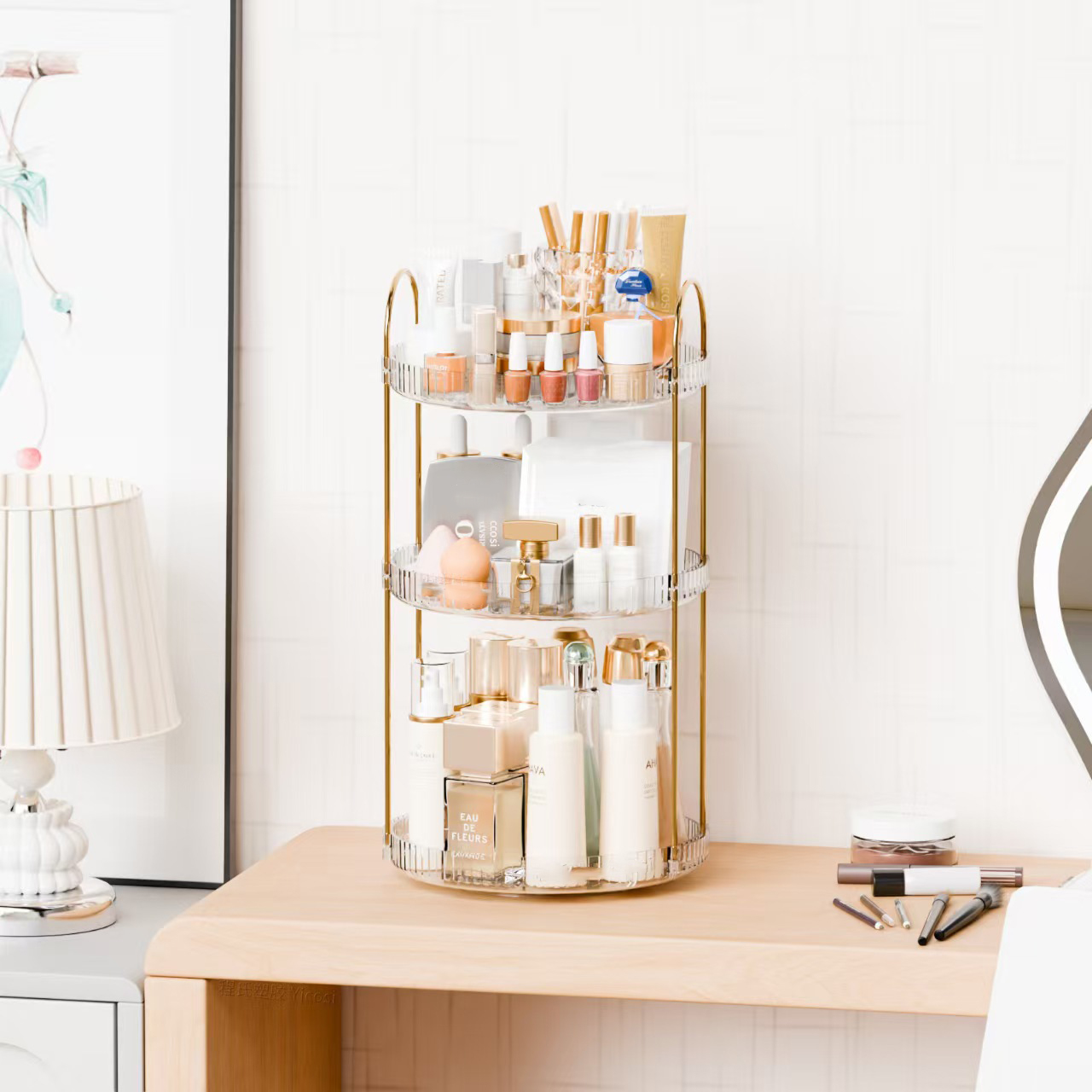Draaibare luxe cosmetica opber - Luxury Skincare Containers recensie en prijs